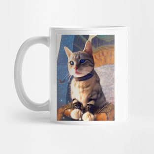 Fantasy knight kitten: Paws Mug